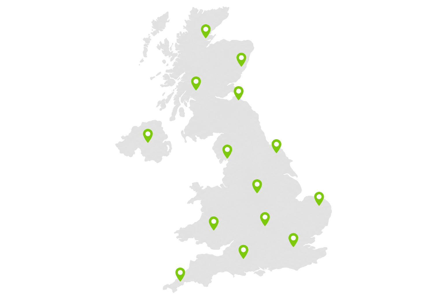 UK coverage map
